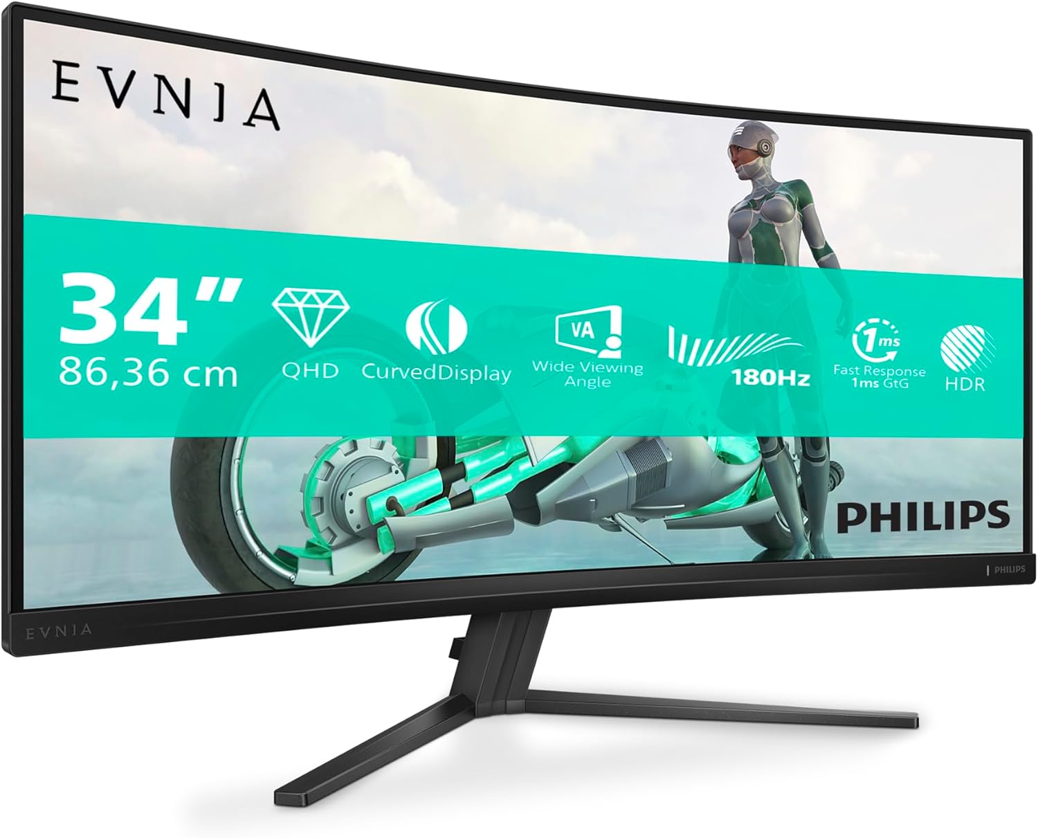 PHILIPS 34M2C3500L/00 Review: Immersive WQHD Experience