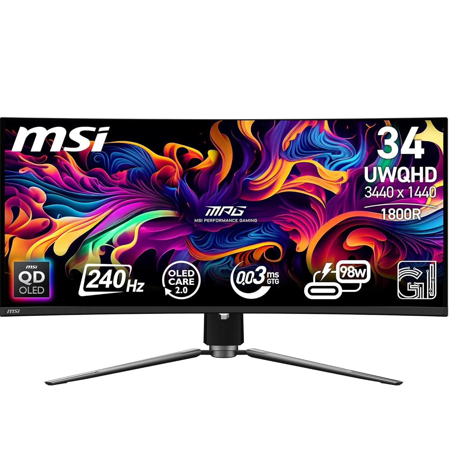 MSI MPG 341CQPX QD-OLED Analysis: OLED Ultrawide Delivered